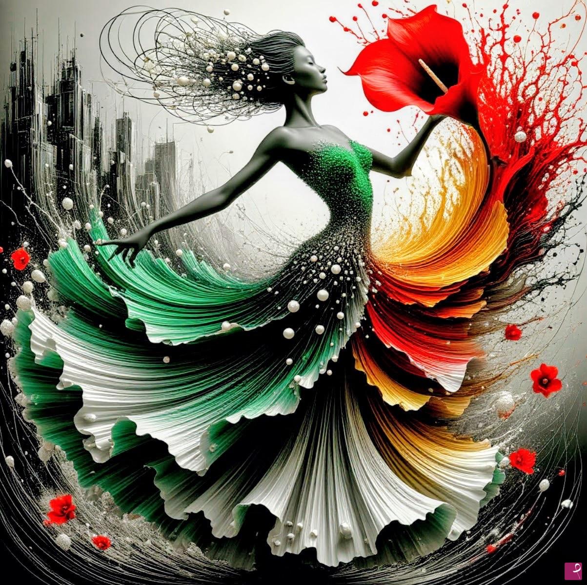 quadri in vendita online - In the Whirl of the Dance