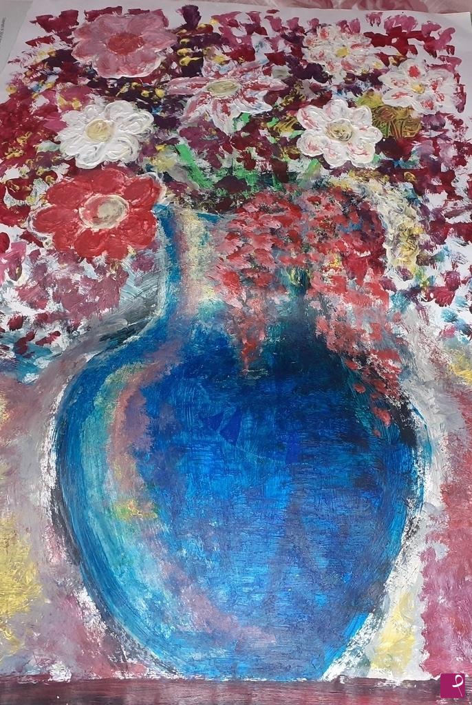quadri in vendita online - In vaso di fiori