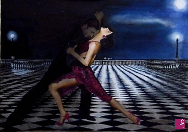 quadri in vendita online - Incanto di una notte di luna (Isidoro Giannetto)