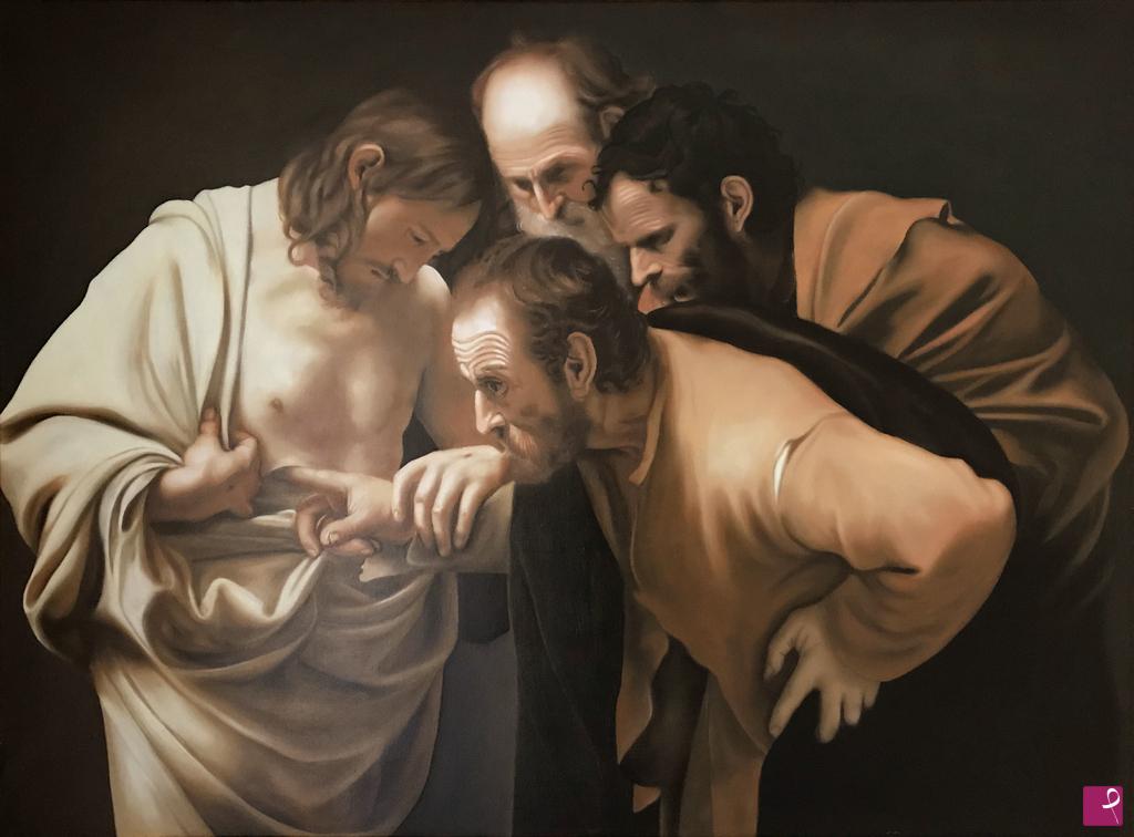 quadri in vendita online - Incredulità di San Tommaso