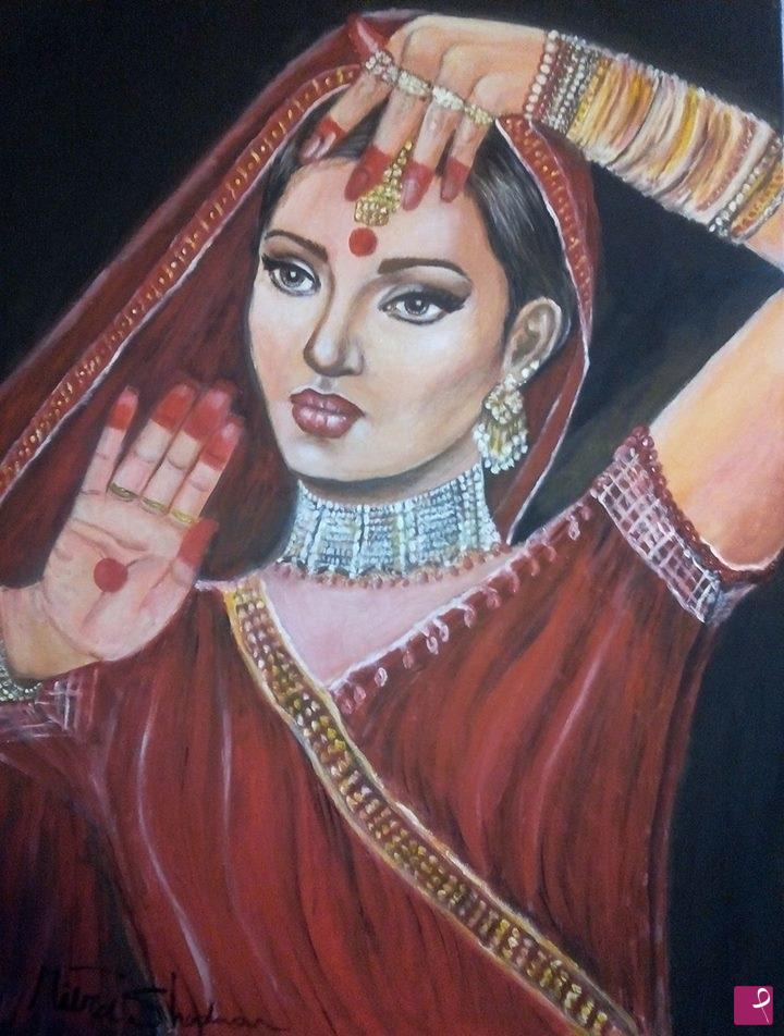 quadri in vendita online - Indian Dancer