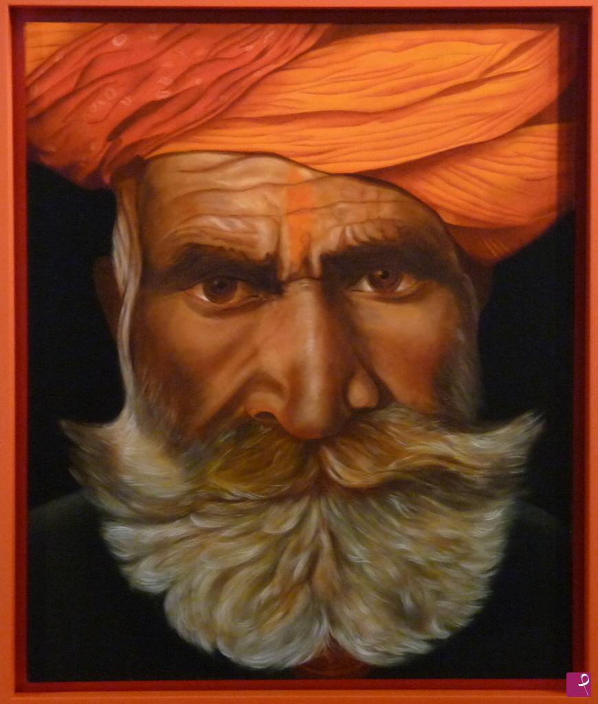 quadri in vendita online - Indian Man "Tilak"