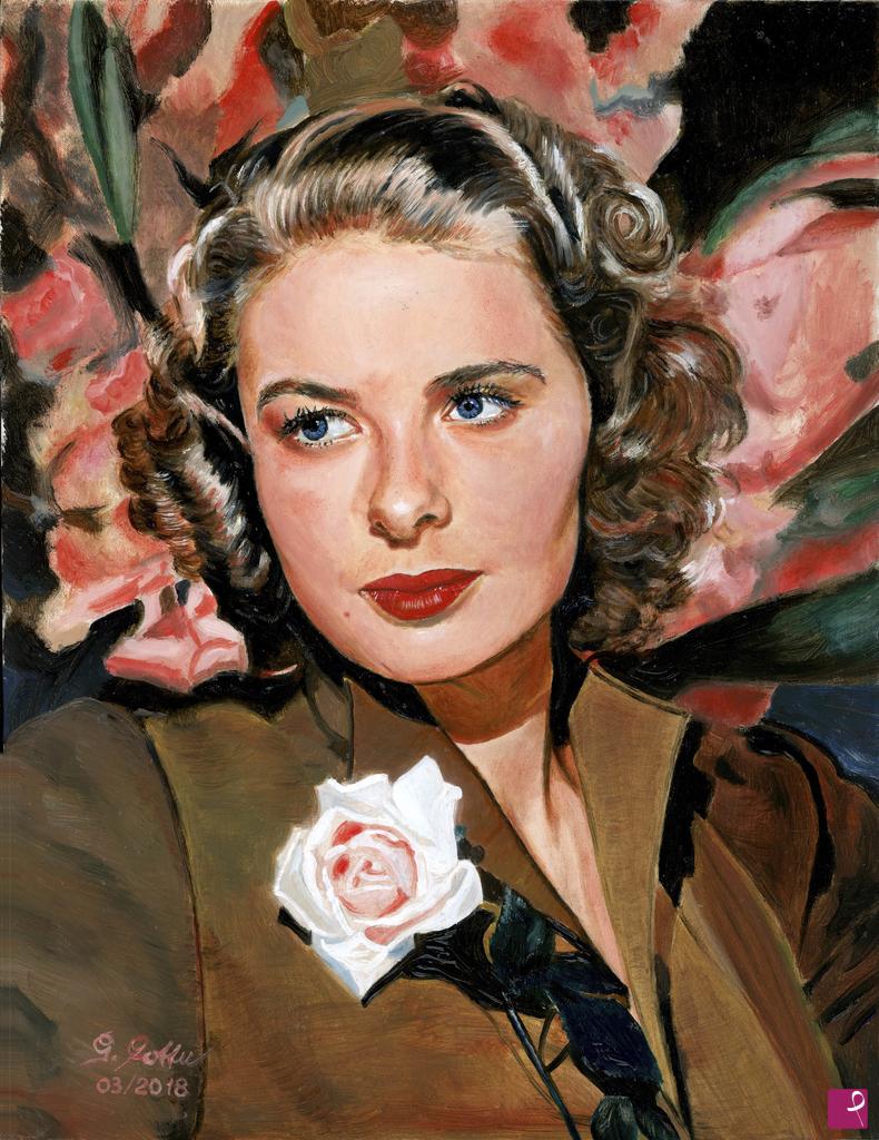 quadri in vendita online - Ingrid Bergman