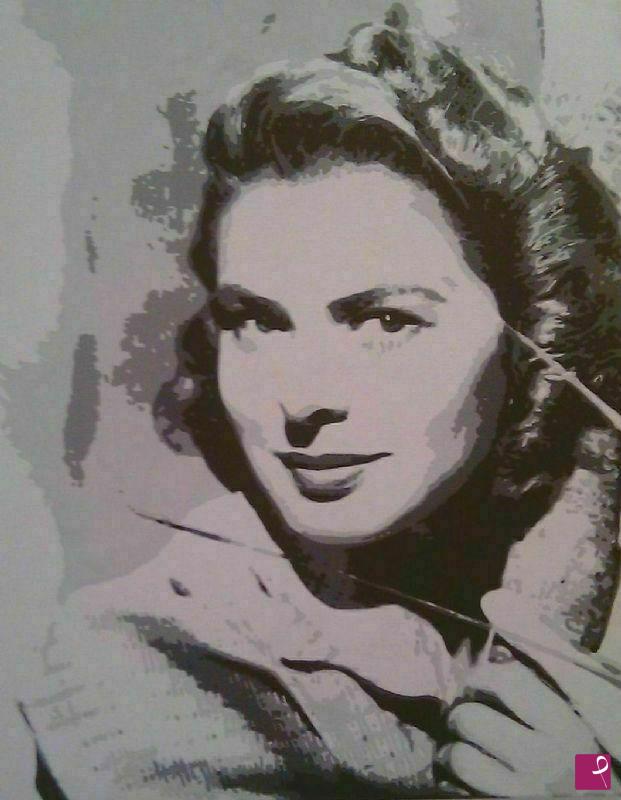 quadri in vendita online - Ingrid Bergman