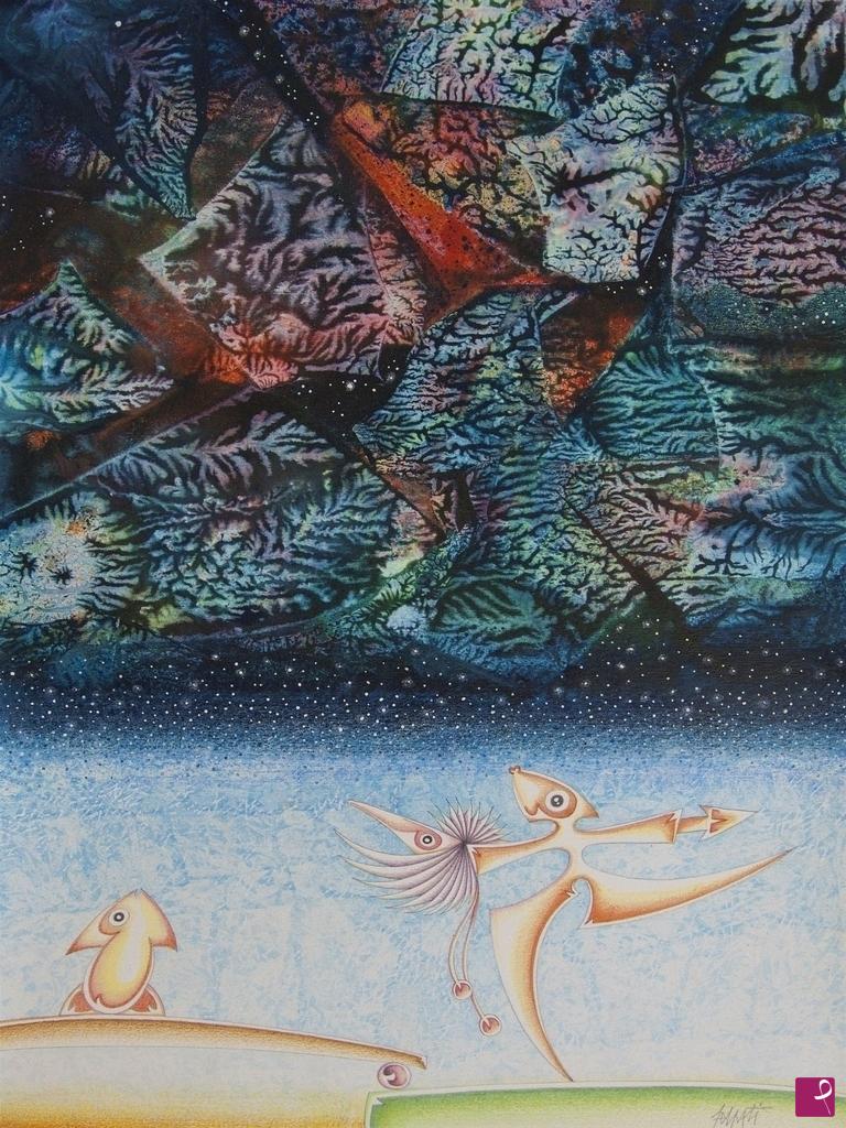 quadri in vendita online - Inquietudine cosmica