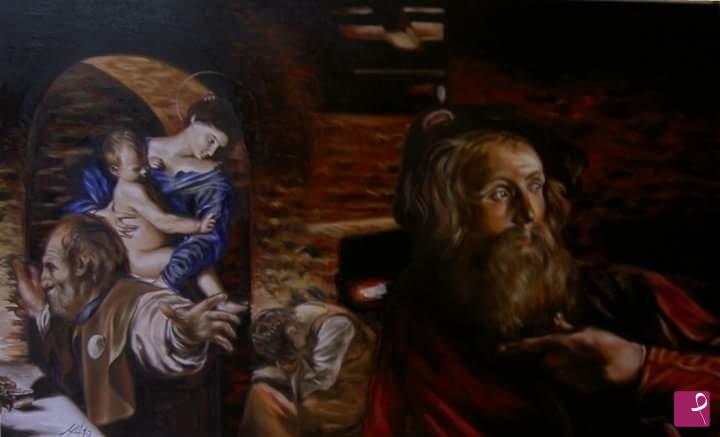 quadri in vendita online - Insieme di Caravaggio
