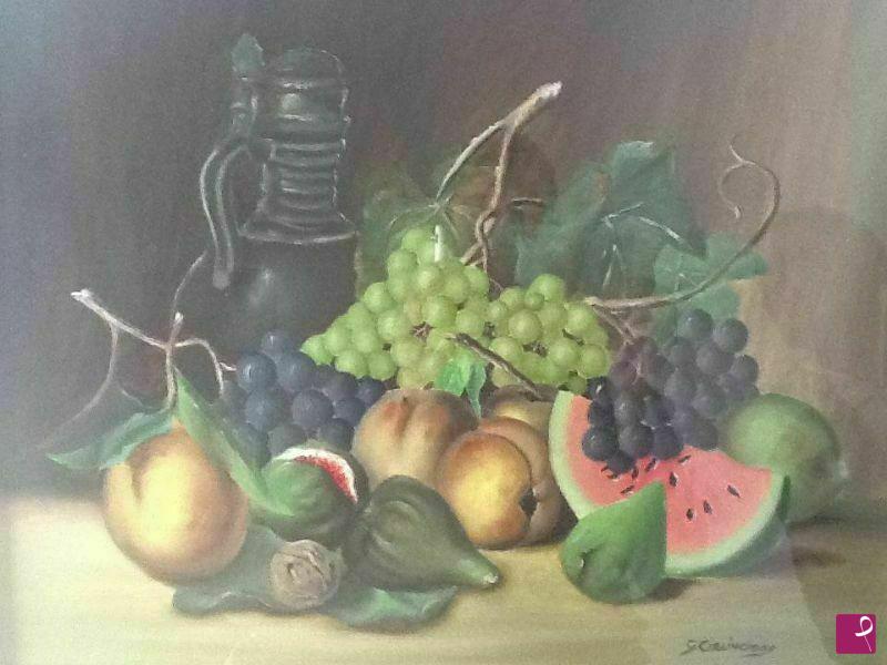 quadri in vendita online - Insieme di frutta