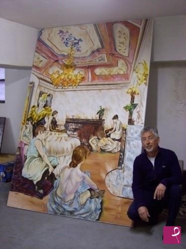 quadri in vendita online - Insieme di Toulouse Lautrec