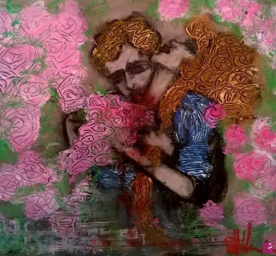 quadri in vendita online - InToTheNight...Falling In Love