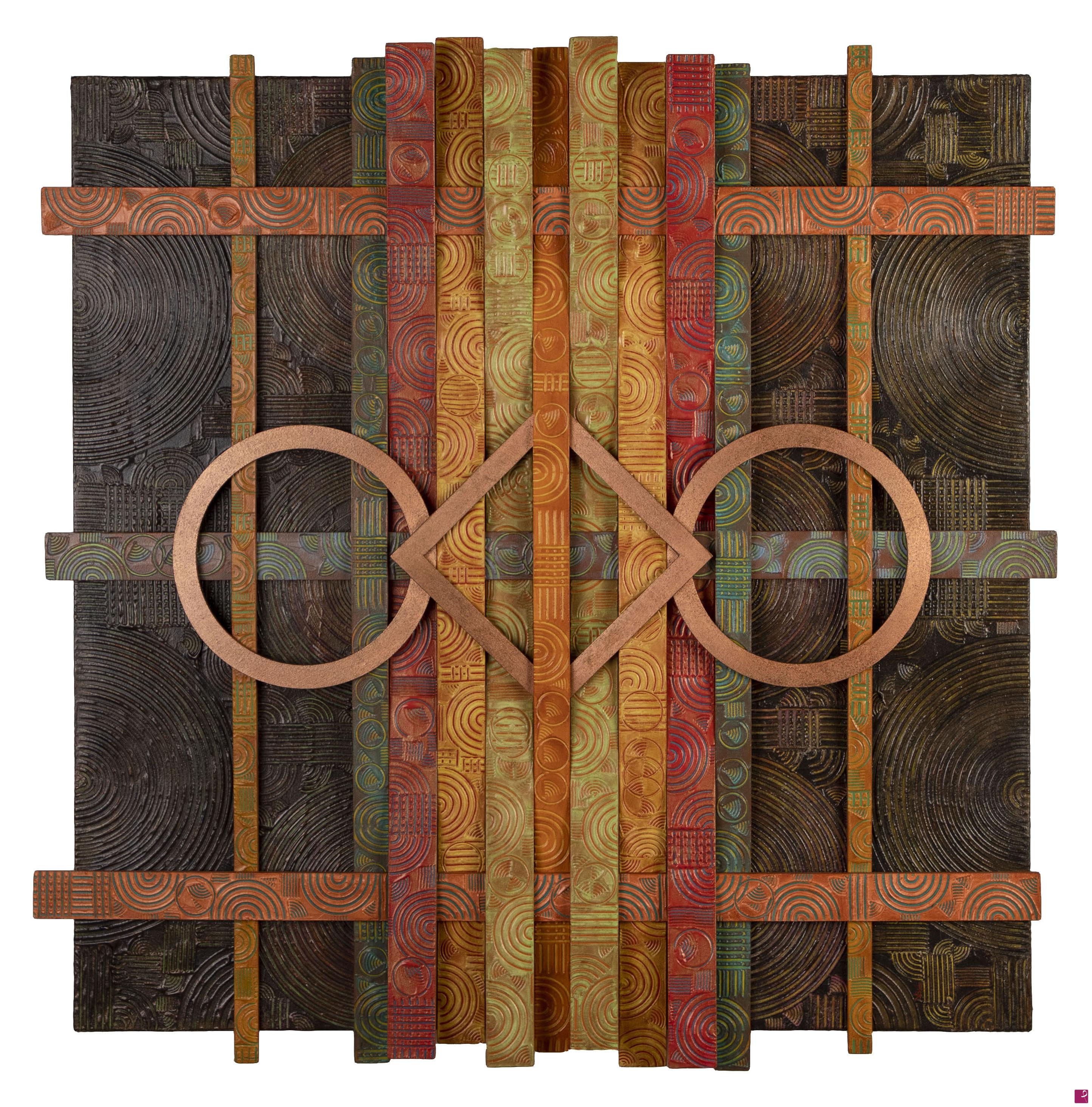 quadri in vendita online - INTRECCIO GEOMETRICO 7