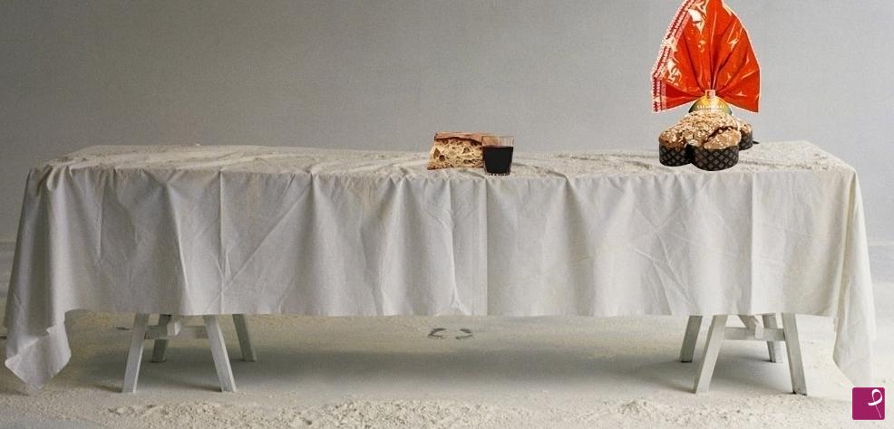 quadri in vendita online - Intrusi sul tavolo dell'ultima cena