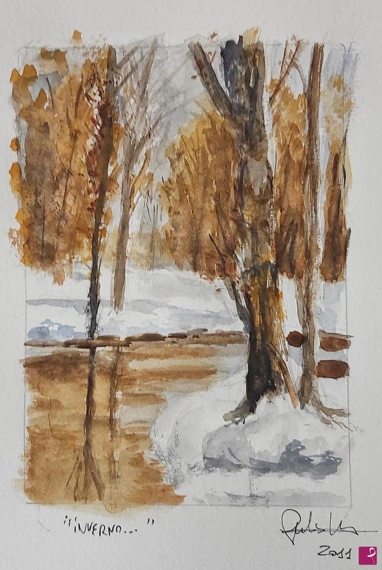 quadri in vendita online - Inverno - Rif.LG-148-CL/AC24x33-V/2011