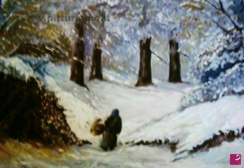 quadri in vendita online - Inverno