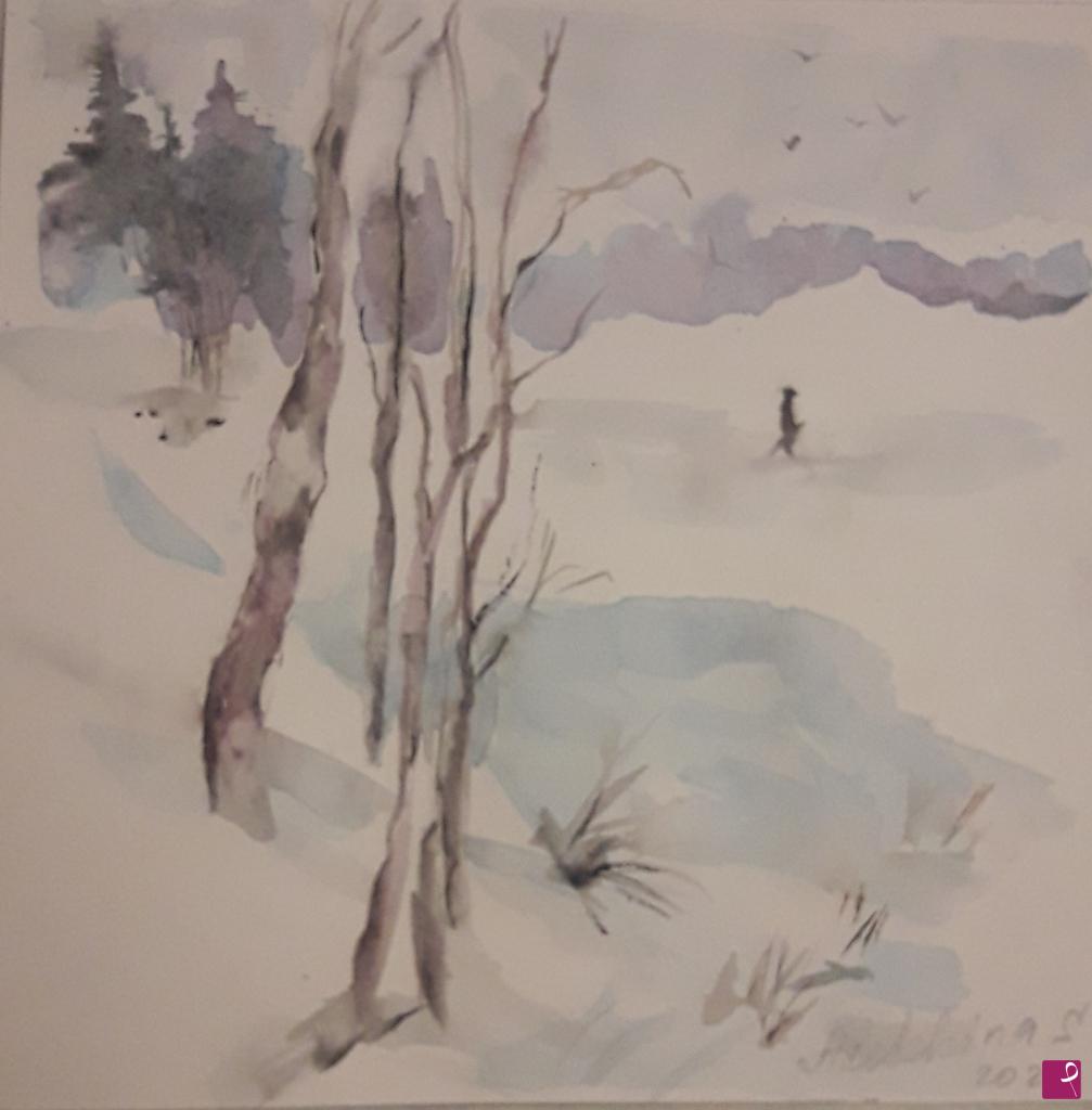 quadri in vendita online - Inverno