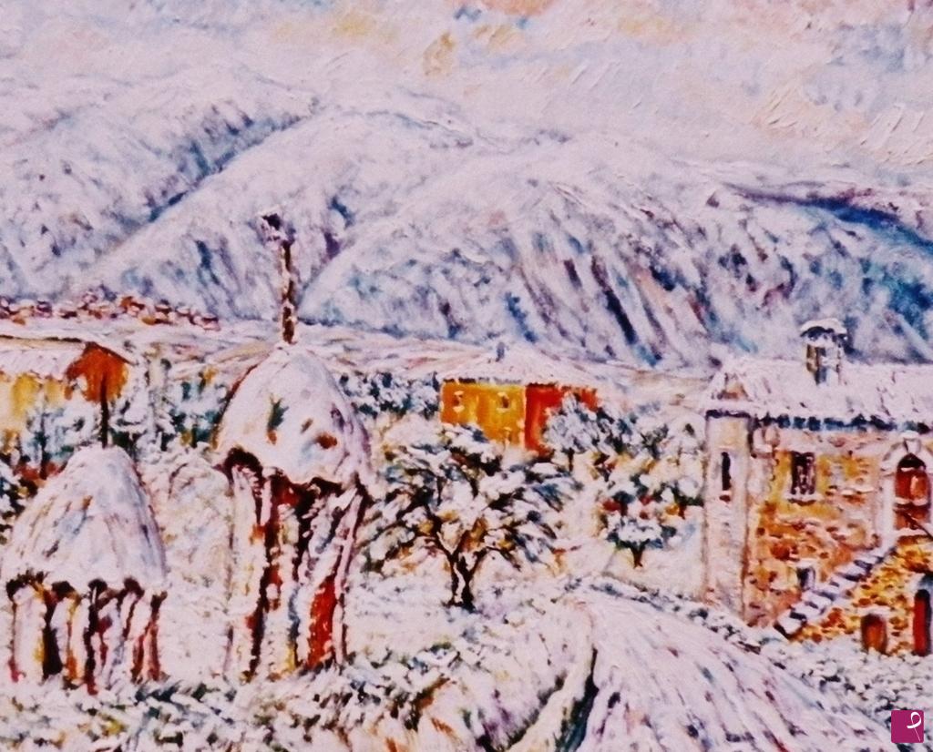 quadri in vendita online - INVERNO IN ABRUZZO 