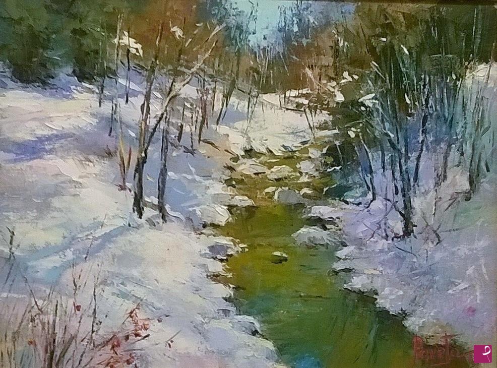 quadri in vendita online - Inverno in Valle Pesio