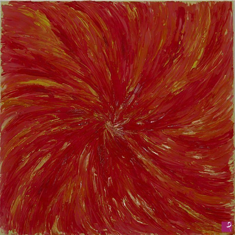 quadri in vendita online - Inverno Rosso