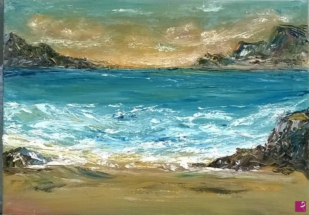 quadri in vendita online - io e il mare