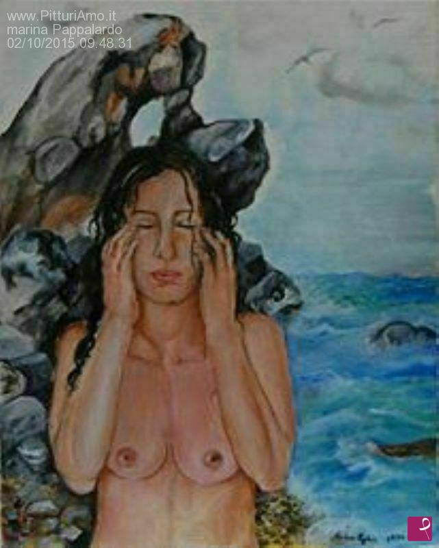 quadri in vendita online - "Io e il mare"