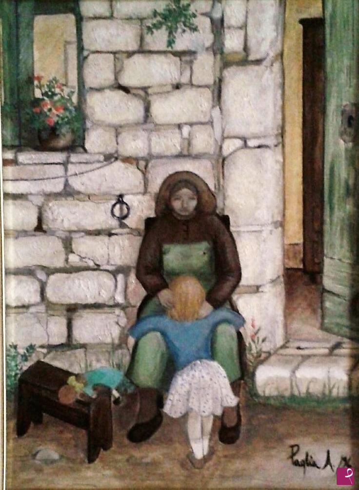 quadri in vendita online - io e la nonna