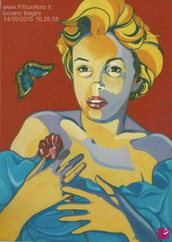 quadri in vendita online - io sono il sogno Monroe