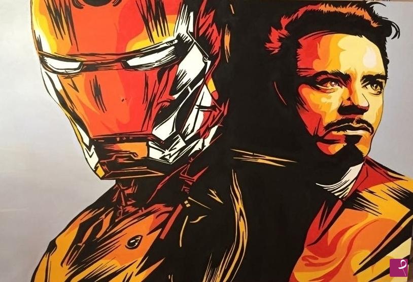 quadri in vendita online - Iron Man & Tony Stark