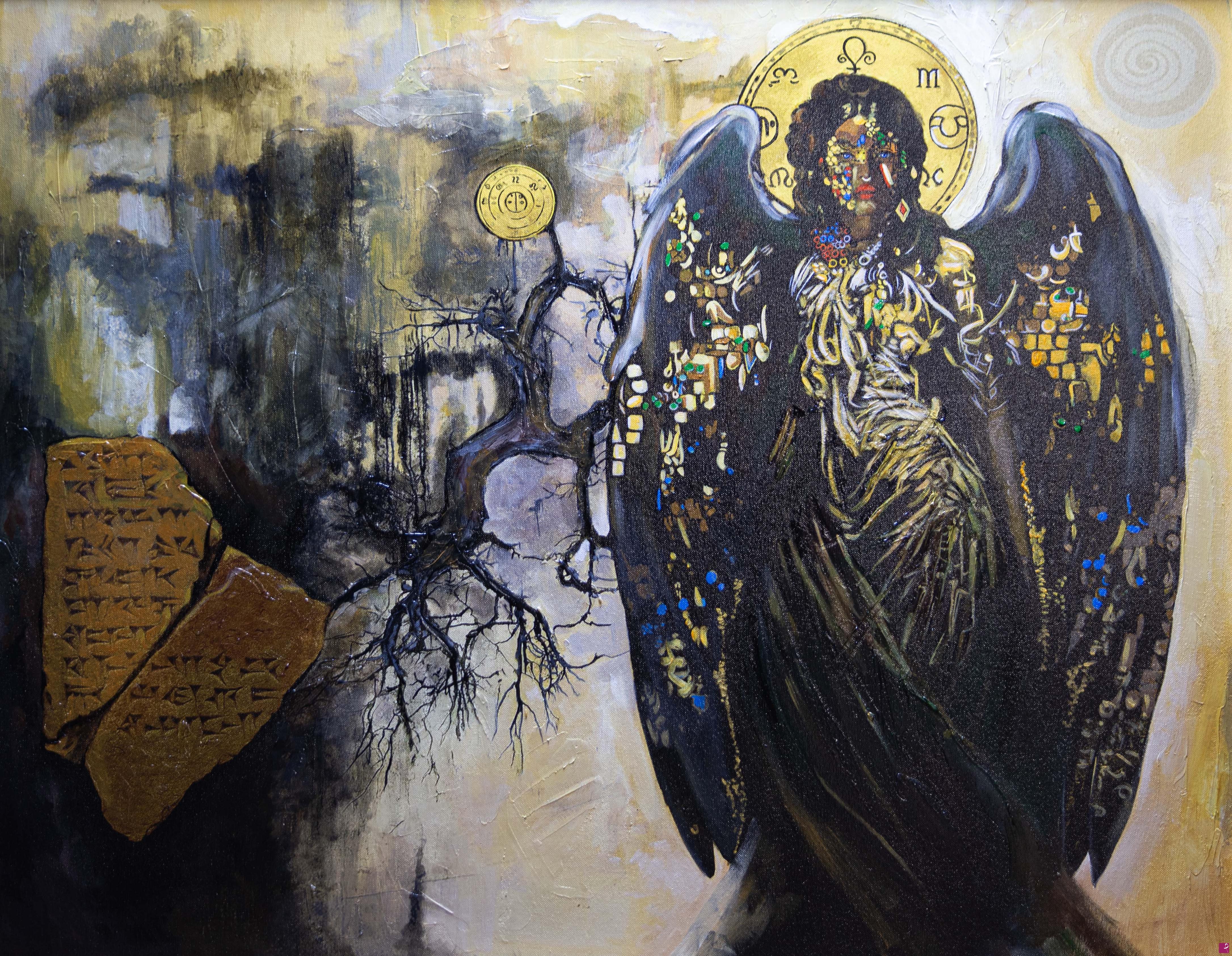quadri in vendita online - Ishtar - La Preghiera di Pietra delle Epoche Perdute
