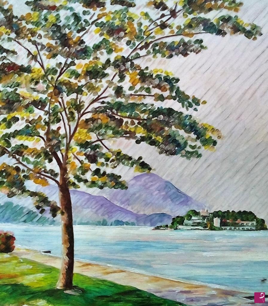 quadri in vendita online -   ISOLA BELLA DAL LUNGOLAGO - STRESA (2005)