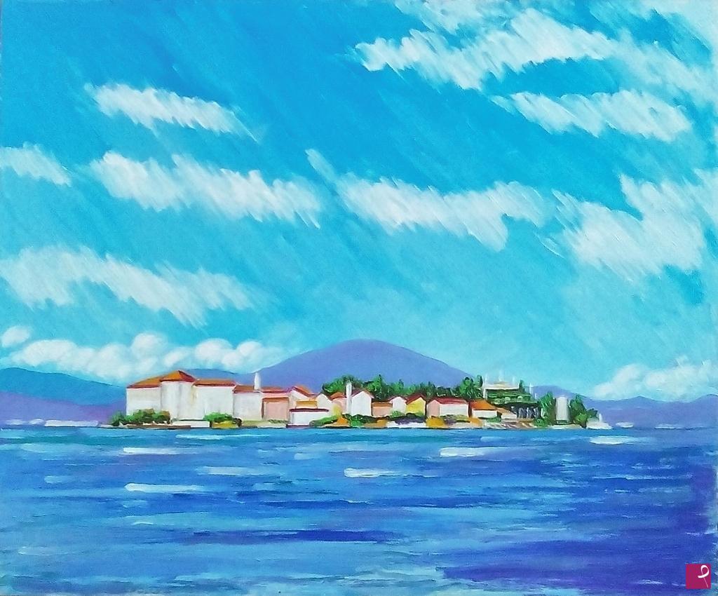 quadri in vendita online -  ISOLA BELLA LAGO MOSSO - STRESA (1997)