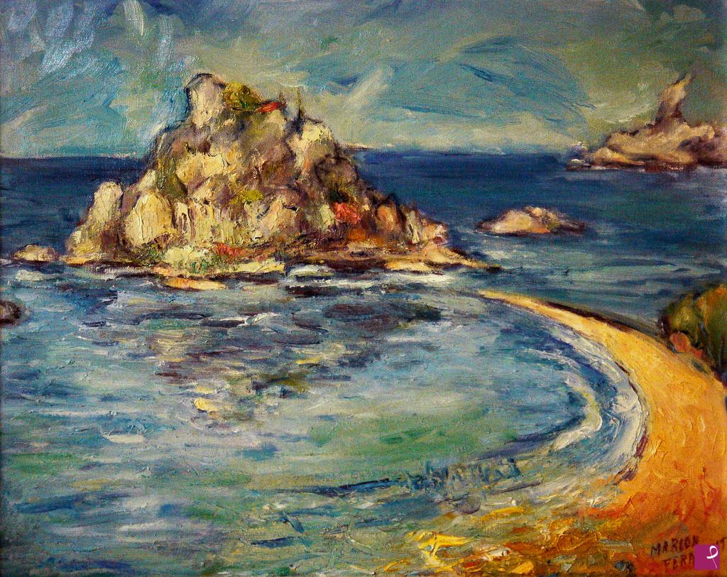 quadri in vendita online - Isola Bella (Taormina)