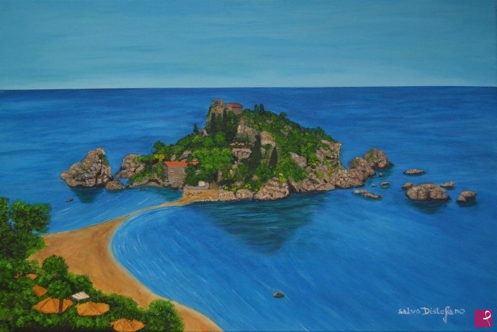 quadri in vendita online - Isola Bella (Taormina)