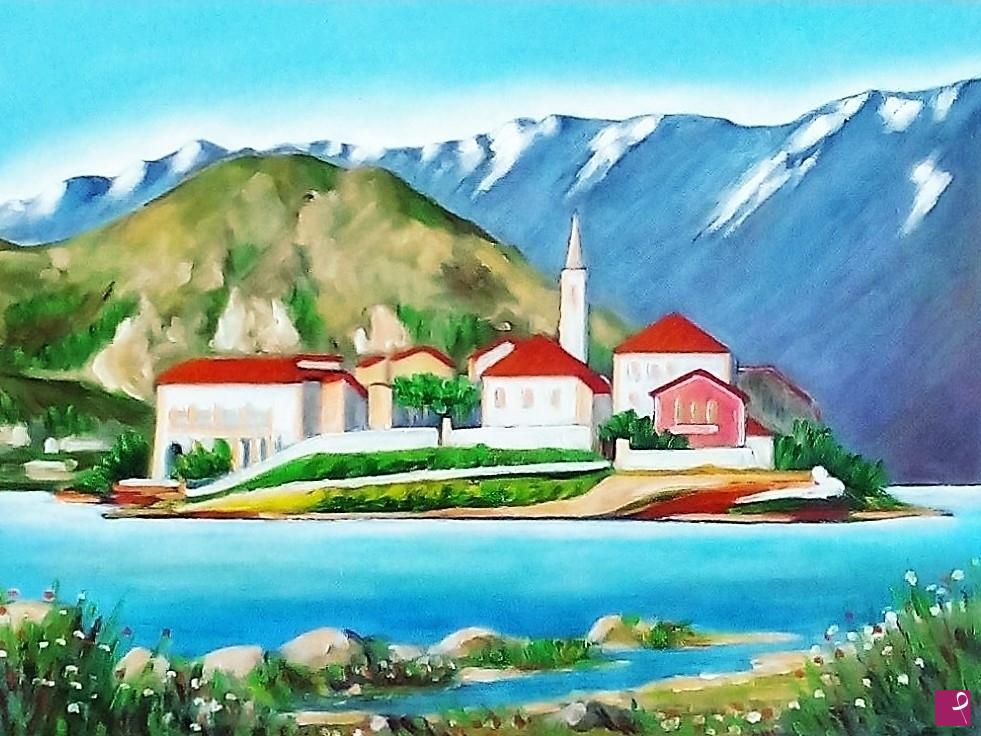 quadri in vendita online -  ISOLA DEI PESCATORI - STRESA (2009)