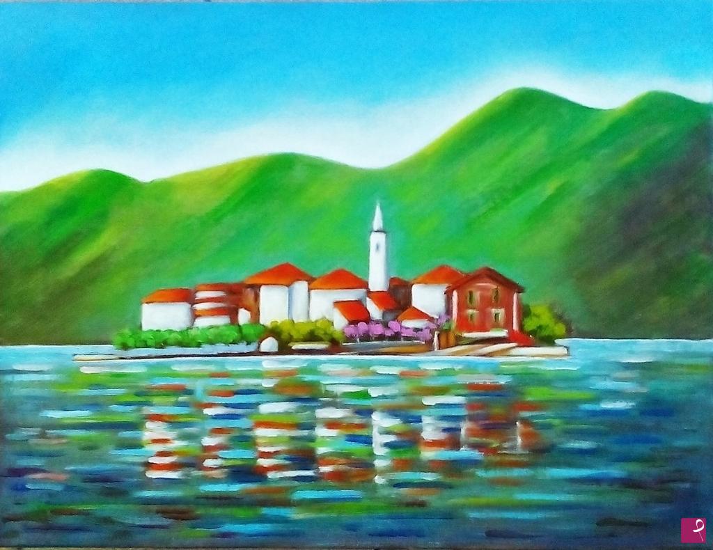 quadri in vendita online - ISOLA DEI PESCATORI - STRESA (2014)