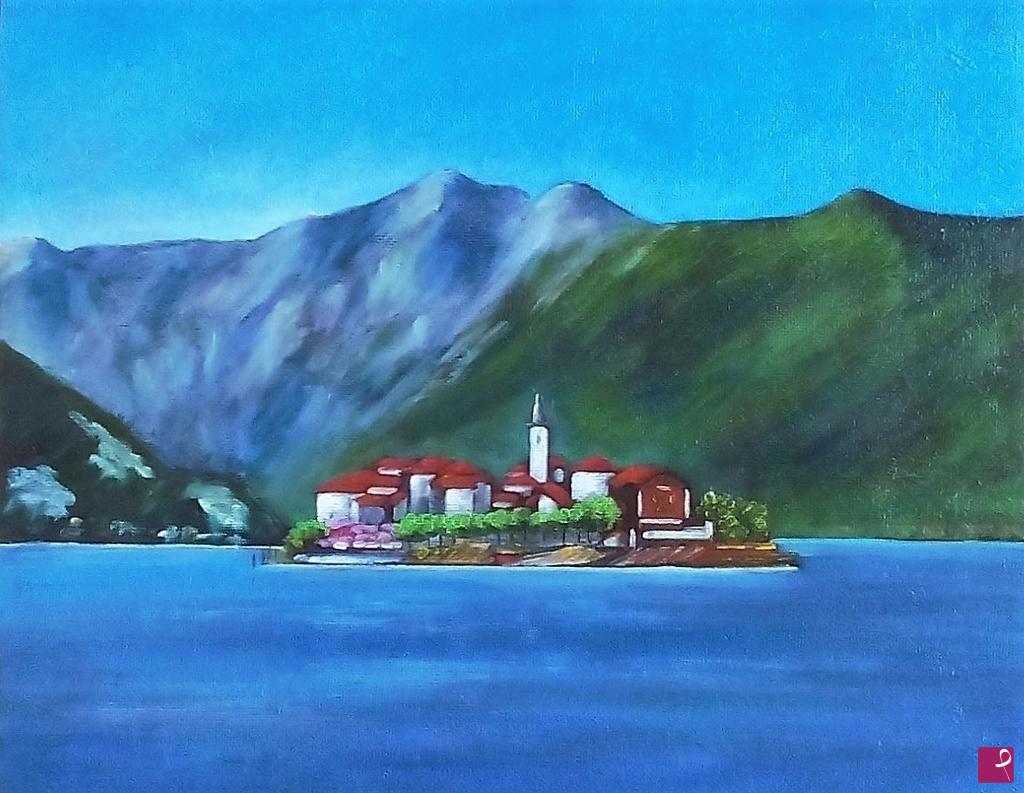 quadri in vendita online -  ISOLA DEI PESCATORI - STRESA (2016)
