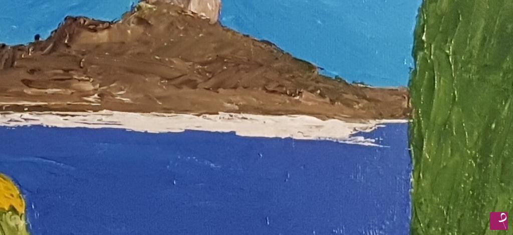 quadri in vendita online - Isola delle Femmine e Fichi d'India