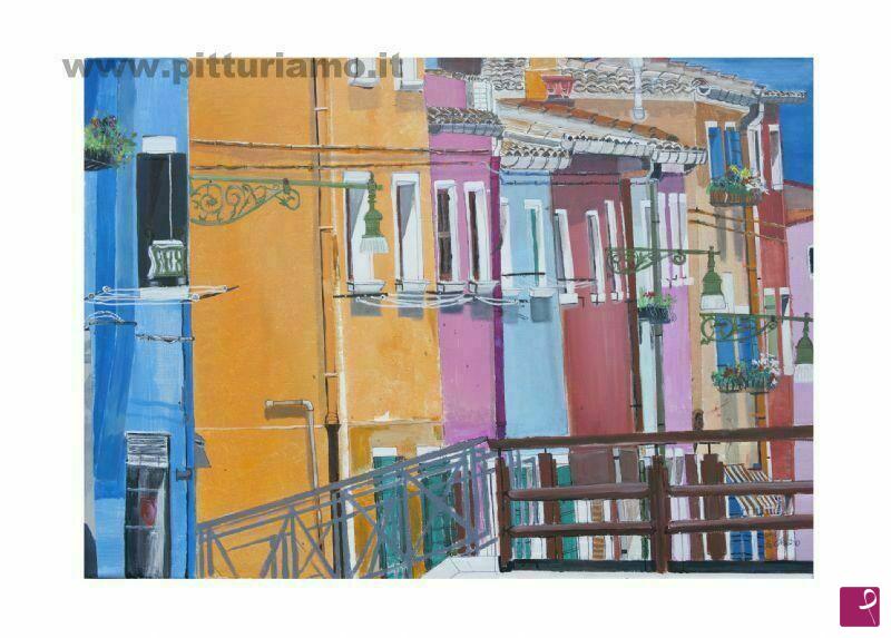 quadri in vendita online - isola di burano  (ve)