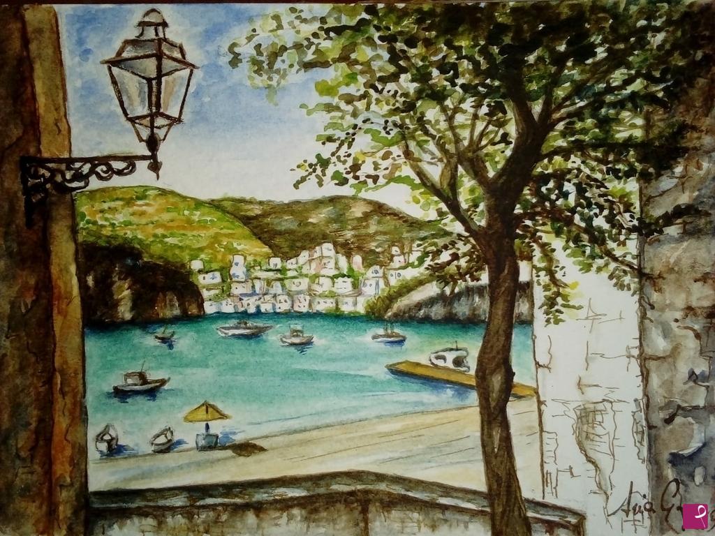 quadri in vendita online - Isola di Ponza. Belvedere