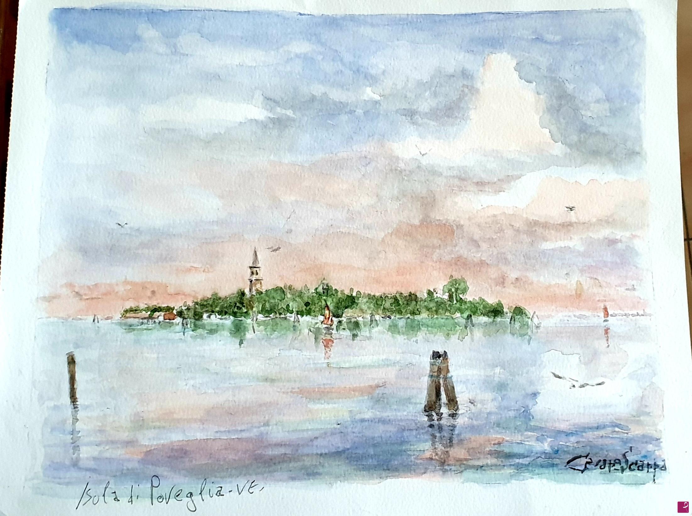 quadri in vendita online - Isola di Poveglia 