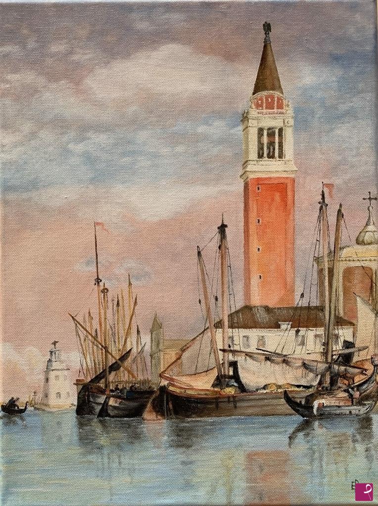 quadri in vendita online - Isola di San Giorgio, Venezia