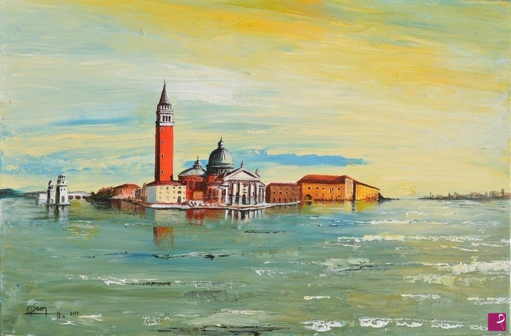 quadri in vendita online - Isola di S.Giorgio - Venezia