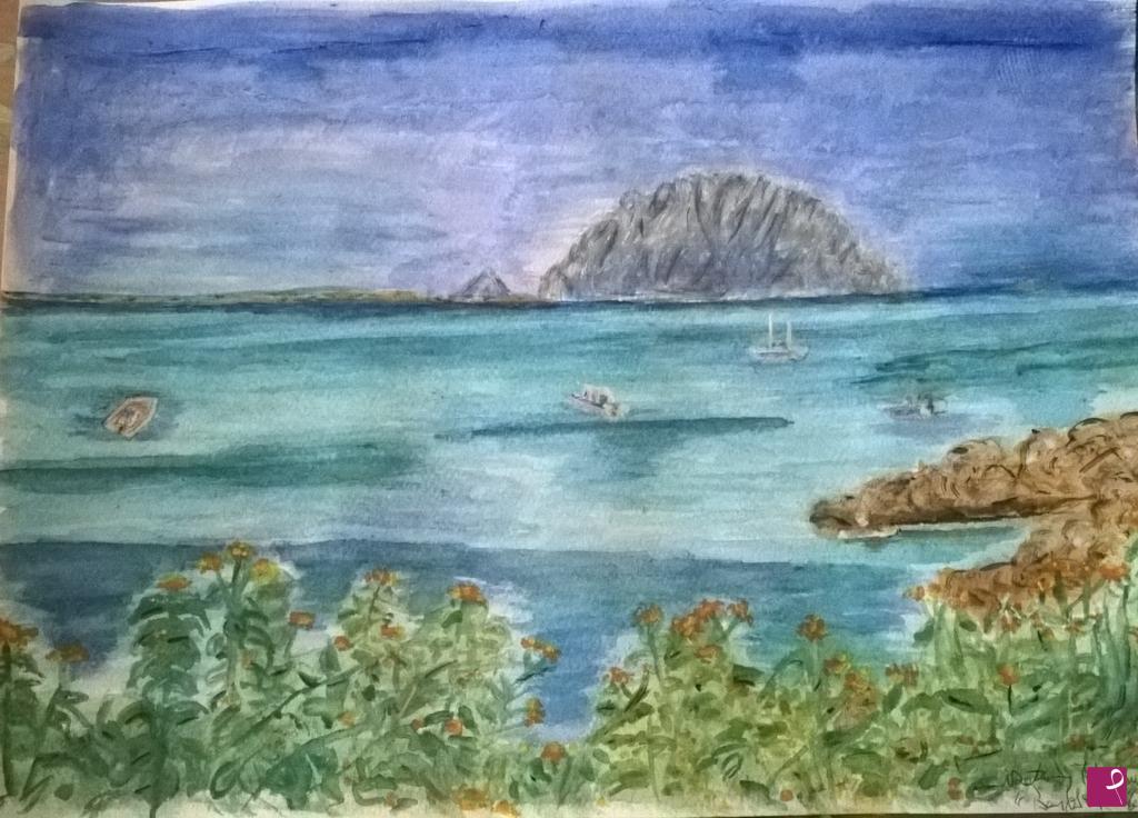 quadri in vendita online - isola di Tavolara 