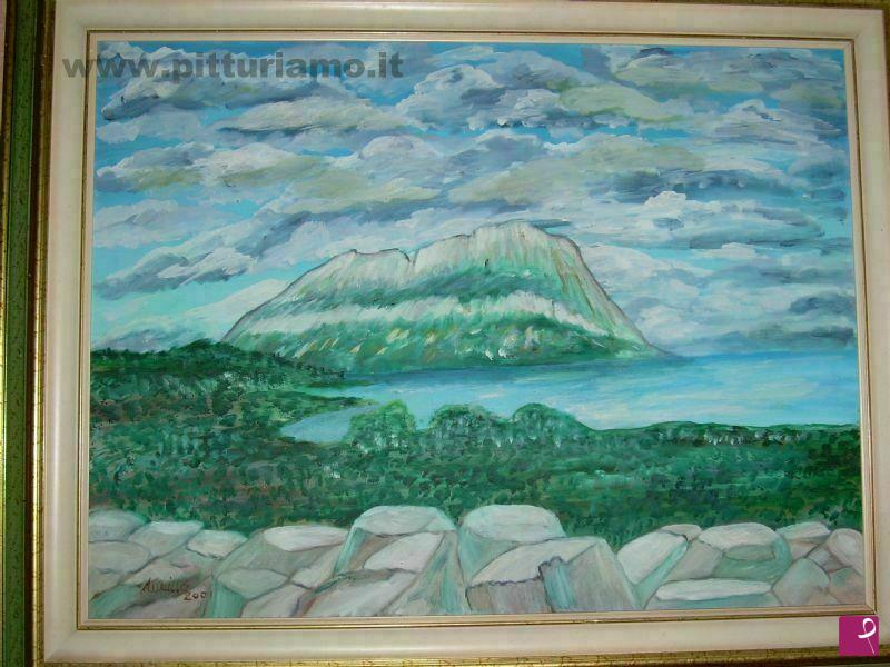 quadri in vendita online - isola di Tavolara Olbia