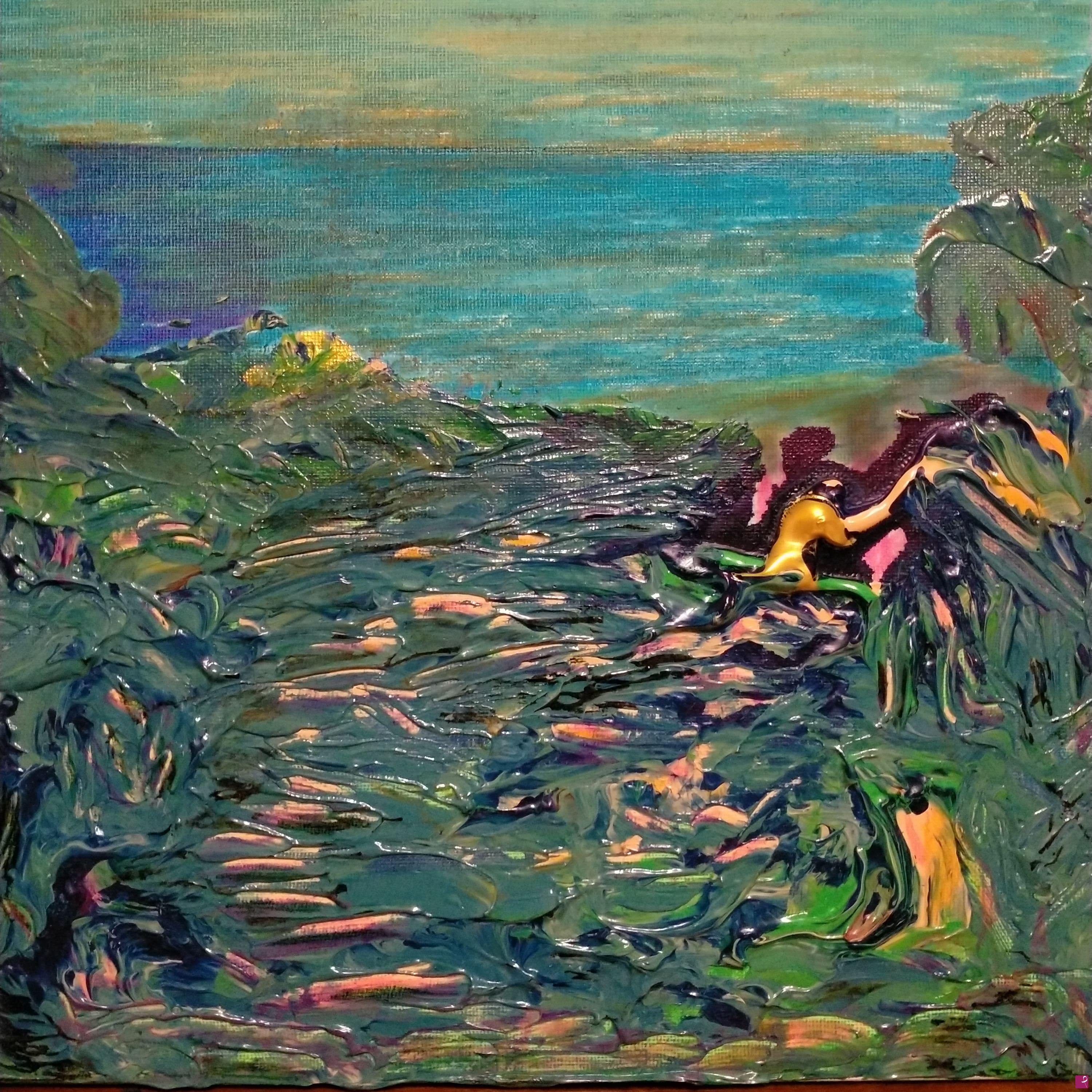 quadri in vendita online - Isola mitologica 