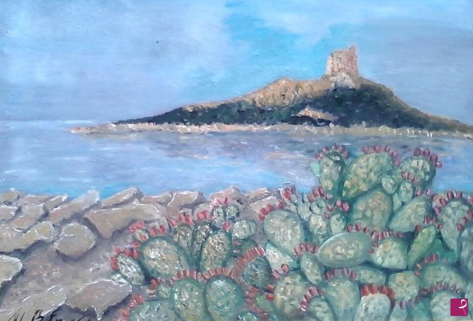 quadri in vendita online - Isolotto (Isola Delle Femmine)
