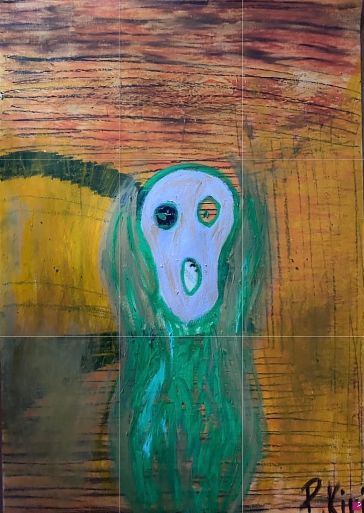 quadri in vendita online - Ispirato a "L'Urlo" di Edvard Munch