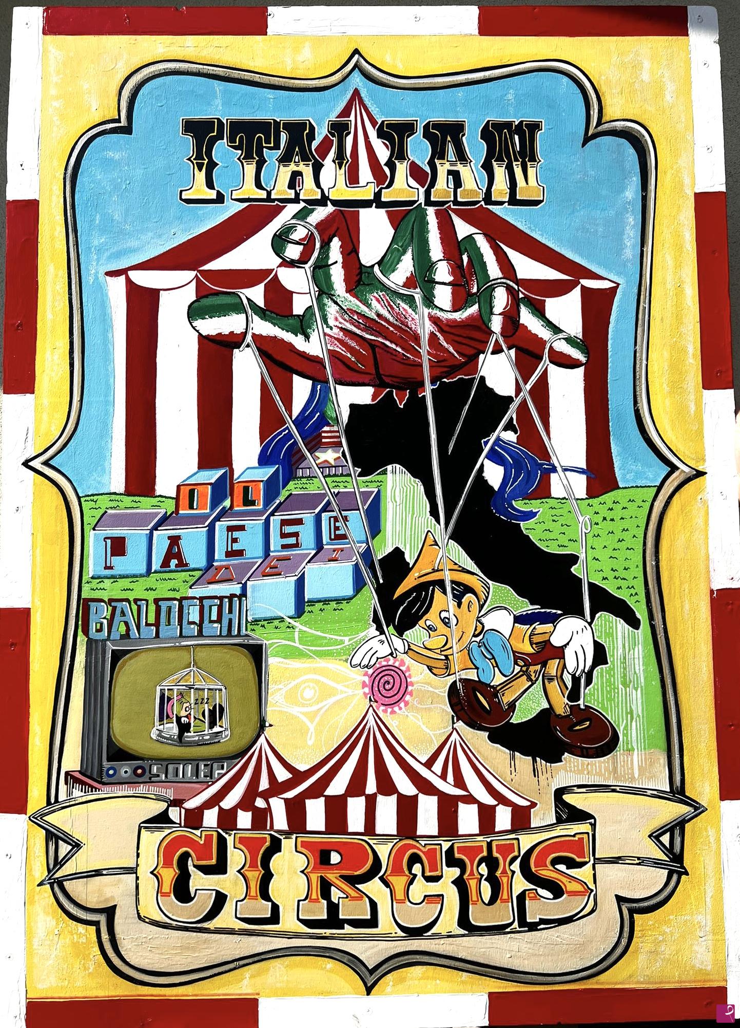 quadri in vendita online - Italian circus
