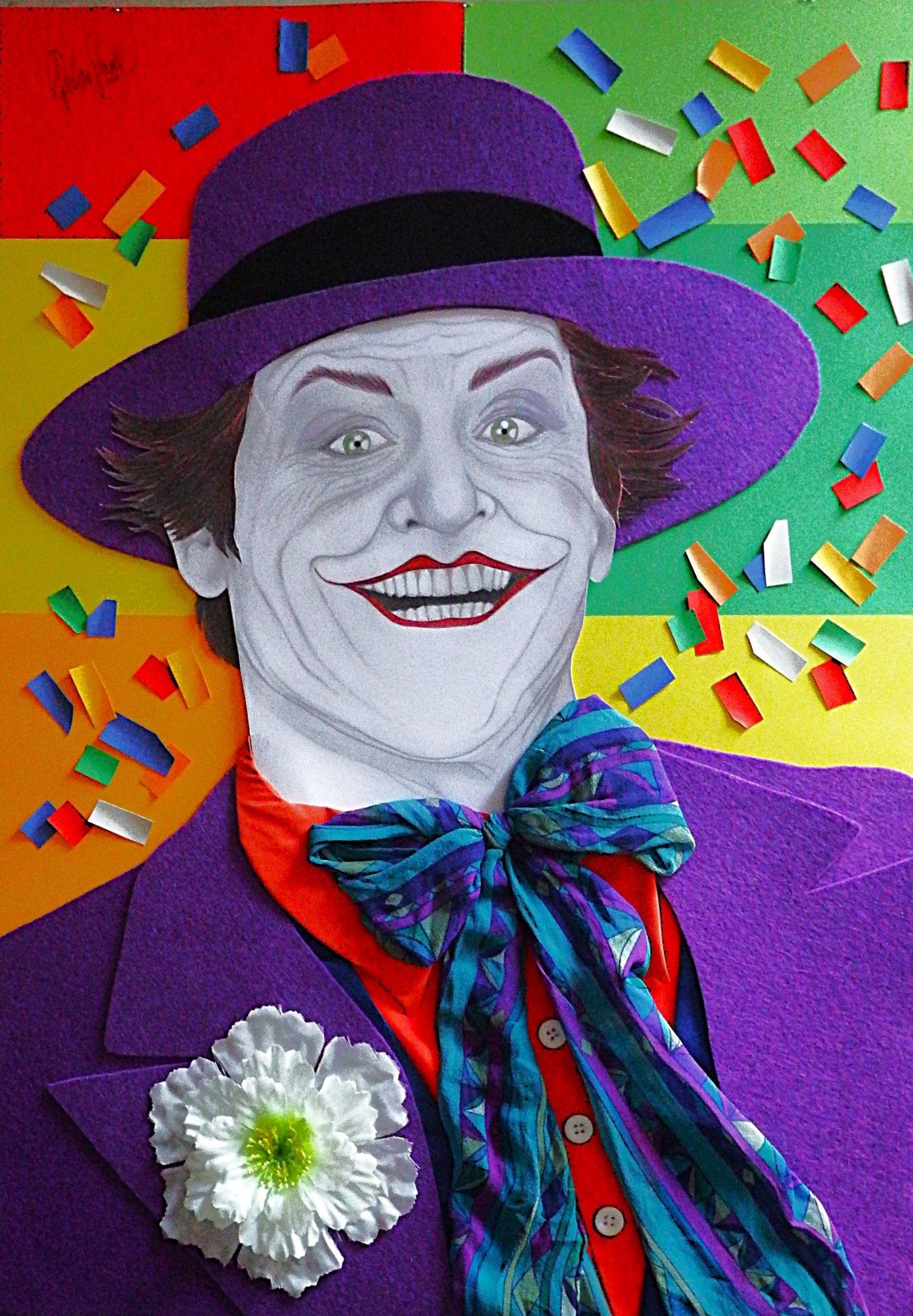 quadri in vendita online - Jack Nicholson - JOKER - ( BATMAN )