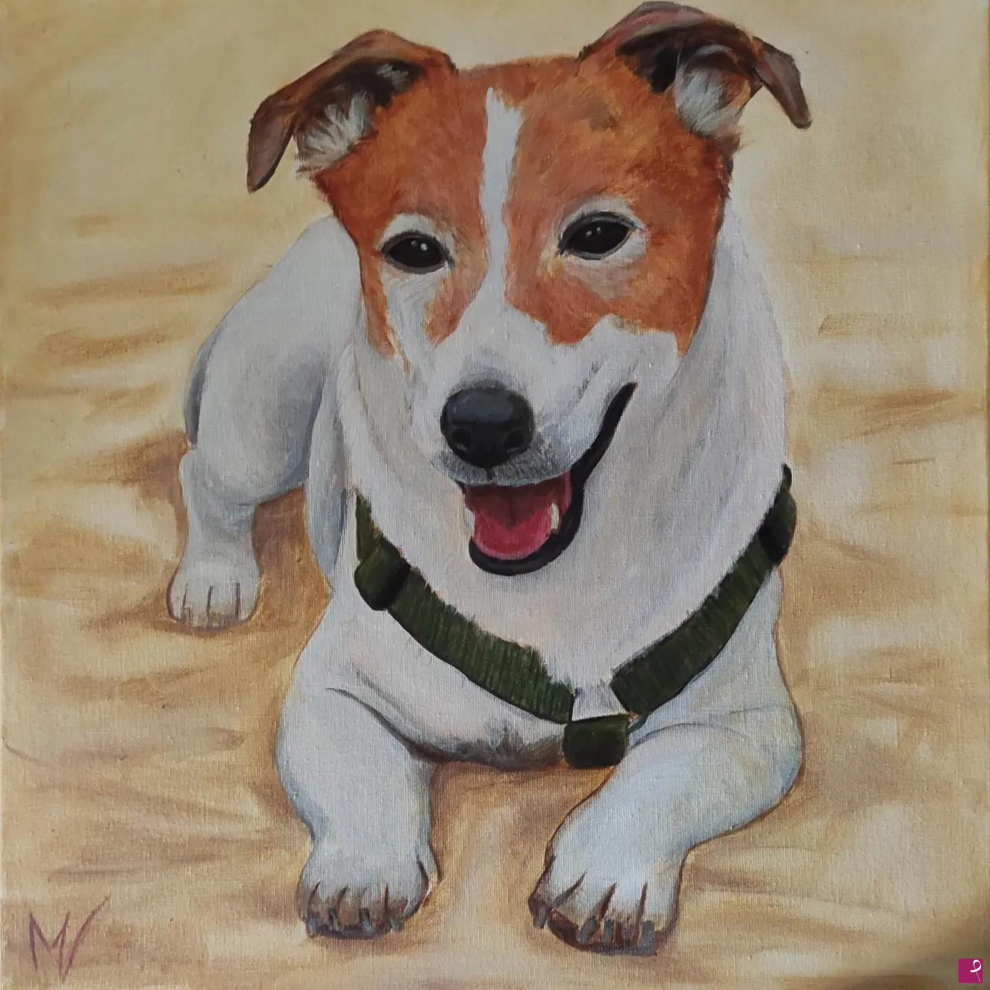 quadri in vendita online - Jack Russel