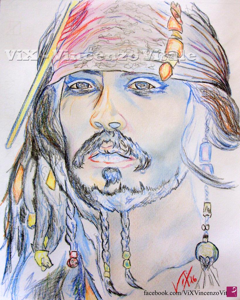 quadri in vendita online - Jack Sparrow #A20