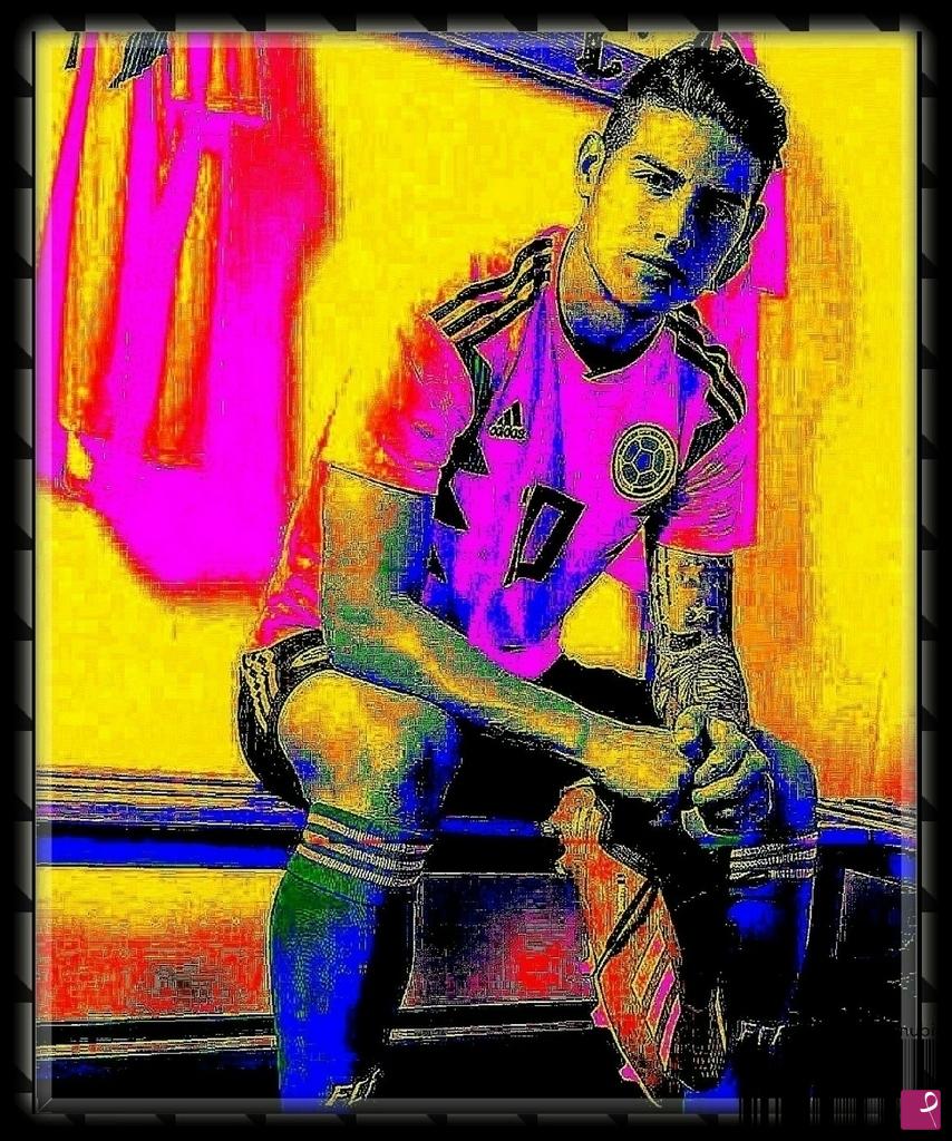 quadri in vendita online - JAMES RODRIGUEZ YLW